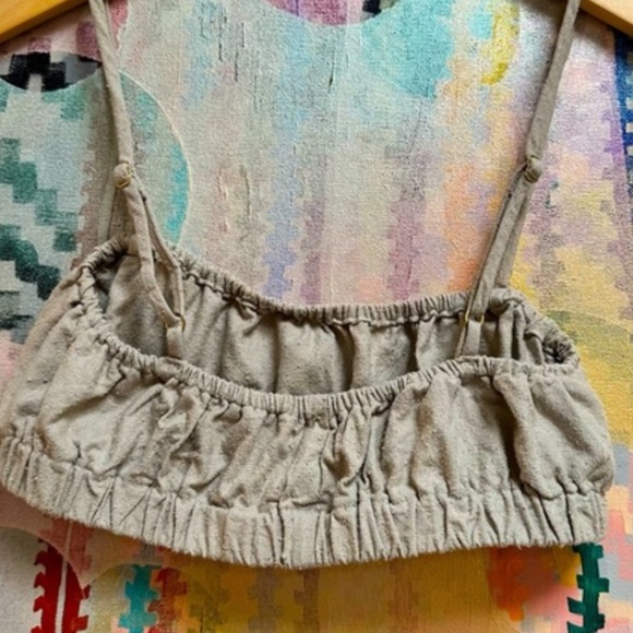 Ozma silk noil House Top in Sage - Picture 7 of 7